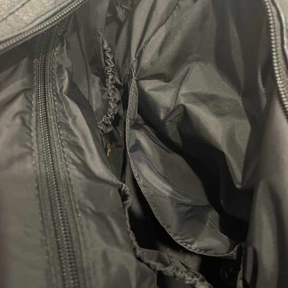 Rebecca Minkoff Baby Diaper Bag Black Gold Purse Knocked Up Collection - Picture 10 of 16